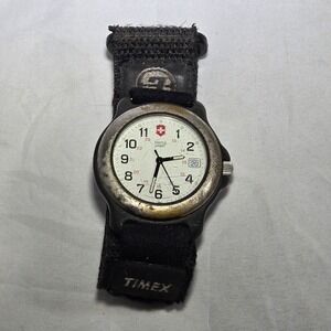Victorinox Mens Watch White Dial Vintage Swiss Army *READ